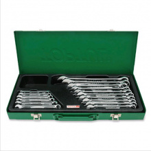 фото анонса Набор ключей рожково-накидных TOPTUL 16 шт. 6-24мм (кейс) GAAD1603 интернет магазин Metizmarket