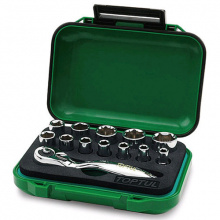 Набор головок с трещоткой TOPTUL 1/4" 13ед. GABW1301 фото анонса фото анонса Набор головок с трещоткой TOPTUL 1/4" 13ед. GABW1301 интернет магазин Metizmarket