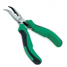 фото анонса Плоскогубцы прецизионные удлиненные изогнутые 130 мм 5" TOPTUL DFBK2205 интернет магазин Metizmarket