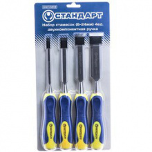 фото анонса Набор стамесок (6-24мм) 4ед. СТАНДАРТ SWC0202 интернет магазин Metizmarket