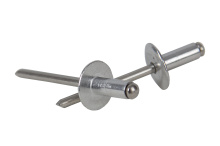 фото анонса Заклепка вытяжная с плоским увеличенным буртиком DIN7337 5×16×14 Al/A2   интернет магазин Metizmarket