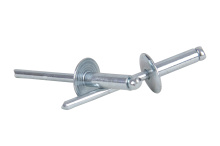 фото анонса Заклепка вытяжная с плоским увеличенным буртиком DIN7337 4,8×30×14 St/St   интернет магазин Metizmarket