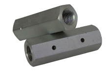 фото анонса Гайка шестигранная с двумя отверстиями DIN 1479 M12 сталь  цб интернет магазин Metizmarket