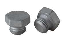 фото анонса Заглушка резьбовая с шестигранной головкой и фланцем DIN 7604 A M12×1,5 сталь  цинк платковый интернет магазин Metizmarket