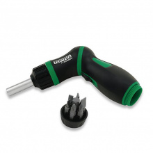 фото анонса Трещоточная отвертка пистолетного типа TOPTUL 8-в-1 GAAR0901 интернет магазин Metizmarket