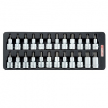 фото анонса Набор бит впресованных в головку 1/2" 24ед. (в ложементе) TOPTUL GAAT2402 интернет магазин Metizmarket