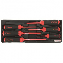фото анонса Набор отверток диэлектрических (1000V) 6ед. в ложементе TOPTUL GAAT0603 интернет магазин Metizmarket