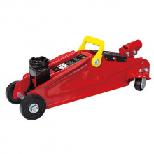 фото анонса Домкрат автомобильный подкатной 2т 135-340 мм TORIN T820050 интернет магазин Metizmarket