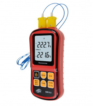 Термометр цифровой двухканальный -250-1767°C BENETECH GM1312 фото анонса фото анонса Термометр цифровой двухканальный -250-1767°C BENETECH GM1312 интернет магазин Metizmarket