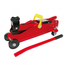 фото анонса Домкрат подкатной с кейсом 2т 135-330 мм TORIN TA820014S интернет магазин Metizmarket