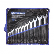 Набор рожково-накидных ключей 12 ед. (8-30 мм) в чехле СТАНДАРТ NKK12STA-S фото анонса фото анонса Набор рожково-накидных ключей 12 ед. (8-30 мм) в чехле СТАНДАРТ NKK12STA-S интернет магазин Metizmarket