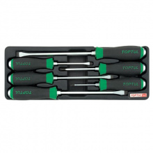 фото анонса Набор ударных отверток с шестигранником 6 ед. (в ложементе) TOPTUL GAAT0601 интернет магазин Metizmarket