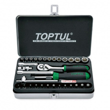 фото анонса Набор инструментов для автомобиля TOPTUL 1/4" 32ед. GCAD3204 интернет магазин Metizmarket