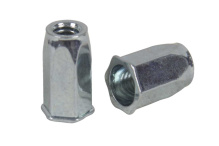 фото анонса Клепальная гайка шестигранная с потайным буртиком AN 323 M 6 (0,50-3,00) сталь  цб интернет магазин Metizmarket