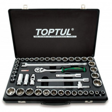 Комбинированный набор инструментов TOPTUL 1/2" (дюйм+метр.) 46ед. GCAD4601 фото анонса фото анонса Комбинированный набор инструментов TOPTUL 1/2" (дюйм+метр.) 46ед. GCAD4601 интернет магазин Metizmarket