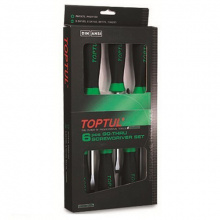 фото анонса Набор ударных отверток TOPTUL (с шестигранником) 6 ед. GAAE0605 интернет магазин Metizmarket