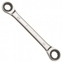 фото анонса Ключ гаечный накидной с трещоткой TOPTUL 17х19мм AOAG1719 интернет магазин Metizmarket