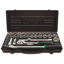 Набор инструментов для авто TOPTUL 1/2" (дюйм+метр.) 38ед. GBB38190 фото анонса фото анонса Набор инструментов для авто TOPTUL 1/2" (дюйм+метр.) 38ед. GBB38190 интернет магазин Metizmarket