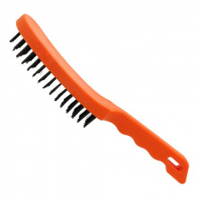 фото анонса Щетка зачистная по металлу ручная (6-рядная, пластиковая ручка) СТАНДАРТ SWPH0802 интернет магазин Metizmarket