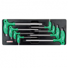 фото анонса Набор ключей TORX с ручкой L-обр. (в ложементе) TOPTUL GAAT0804 интернет магазин Metizmarket