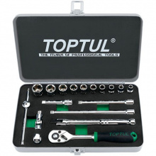 Набор инструмента дюймового TOPTUL 1/4" 18ед. 3/16"-9/16" GCAD1811 фото анонса фото анонса Набор инструмента дюймового TOPTUL 1/4" 18ед. 3/16"-9/16" GCAD1811 интернет магазин Metizmarket