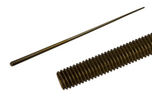 фото анонса Шпилька резьбовая DIN975 M 8×1000 латунь  бп интернет магазин Metizmarket