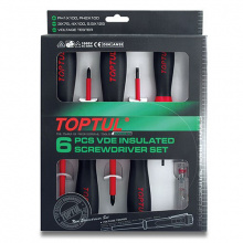 фото анонса Набор отверток диэлектрических до 1000В TOPTUL 6ед. GAAE0612 интернет магазин Metizmarket