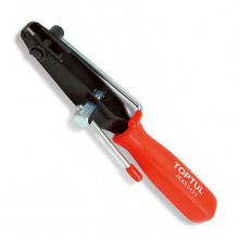 фото анонса Инструмент для установки ленточных хомутов ШРУСа TOPTUL JEAE0423 интернет магазин Metizmarket