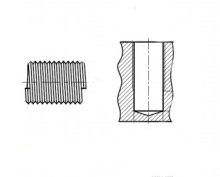 фото анонса Вкладка резьбовая ремонтный набор AN 67 M 8×1,25 А2  бп интернет магазин Metizmarket