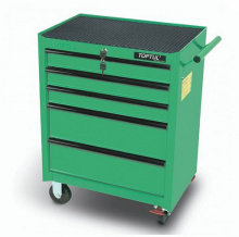 фото анонса Подкатная инструментальная тележка TOPTUL 5 секций (под верстак) TCAB0501 интернет магазин Metizmarket