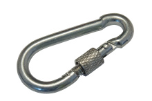 фото анонса Карабин пожарный с муфтой AN 106 80×8 сталь  цб интернет магазин Metizmarket