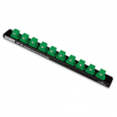 фото анонса Держатель для головок алюминиевый TOPTUL (планка магнитная) 1/2"*240*10шт PBKB4B26103 интернет магазин Metizmarket