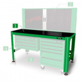 фото анонса Верстак слесарный TOPTUL 1560*710*827мм TAAA1607 интернет магазин Metizmarket