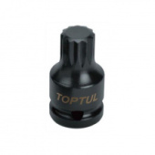 фото анонса Головка ударная TOPTUL SPLINE М18 L44мм 1/2" KADB1618S интернет магазин Metizmarket