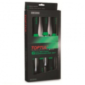 фото анонса Набор ударных отверток TOPTUL (с шестигранником) 6 ед. GAAE0605 интернет магазин Metizmarket