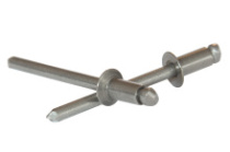 фото анонса Заклепка вытяжная с плоским потайным буртиком DIN7337 4×14 А2  бп интернет магазин Metizmarket