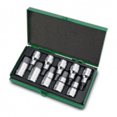 фото анонса Набор головок-бит шестигранник TOPTUL 1/2" Н4-Н19 GAAD1007 интернет магазин Metizmarket