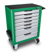 Тележка с инструментом для автосервиса TOPTUL (Pro-Plus) 7 секций 261ед. зеленая GE-26117 фото анонса фото анонса Тележка с инструментом для автосервиса TOPTUL (Pro-Plus) 7 секций 261ед. зеленая GE-26117 интернет магазин Metizmarket