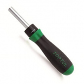 фото анонса Трещоточная отвертка-битодержатель TOPTUL 1/4" с магнитом FTEA0806 интернет магазин Metizmarket