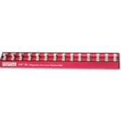 фото анонса Планка для головок (магнитная) TOPTUL 3/8"*240*12шт PBKB2R2412 интернет магазин Metizmarket