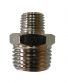 фото анонса Штуцер соединительный с наружной резьбой 1/4*1/2 AIRKRAFT SMM08-04 интернет магазин Metizmarket