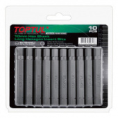 фото анонса Набор насадок отверточных TOPTUL 10мм L75мм HEX 6мм 10ед. FSDB1206G интернет магазин Metizmarket