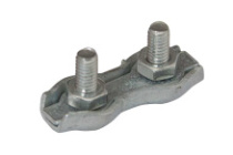 фото анонса Зажим для троса DUPLEX с двумя гайками AN 97 2 сталь  цб интернет магазин Metizmarket