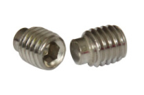 фото анонса Винт установочный с внутренним шестигранником и цапфой стальной ISO 4028 M 5×10 А2  бп интернет магазин Metizmarket