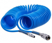 фото анонса Шланг для компрессора 15 м спиральный полиуретановый 8*12мм (PROFI) AIRKRAFT AHC48-K интернет магазин Metizmarket