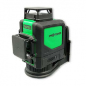 фото анонса Уровень лазерный нивелир 3x360° (H360/2xV360, зеленый луч) PROTESTER LL412G интернет магазин Metizmarket