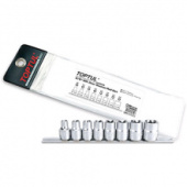 фото анонса Набор головок TORX на планке TOPTUL 3/8" E8-E20 8ед. GAAG0802 интернет магазин Metizmarket