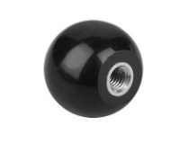 фото анонса Сферическая ручка с резьбовой вставкой DIN 319 E M 8×40 сталь  цб интернет магазин Metizmarket