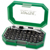 фото анонса Набор биты + трещотка TOPTUL 1/4" 35ед. GACW3503 интернет магазин Metizmarket