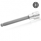 Насадка шестигранник HEX TOPTUL 5 мм 140мм 1/2" с шаром BCSA1605 фото анонса фото анонса Насадка шестигранник HEX TOPTUL 5 мм 140мм 1/2" с шаром BCSA1605 интернет магазин Metizmarket
